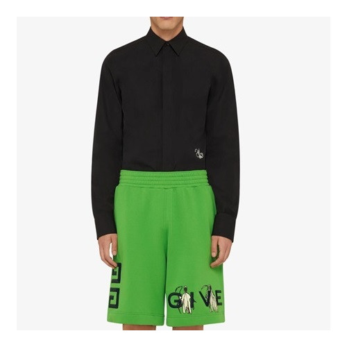 지방시 남성 캐쥬얼 그린 반바지 - Mens Green Half-pants - giv0656x