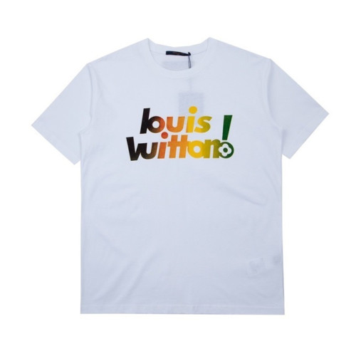 루이비통 남성 화이트 크루넥 반팔티 - Mens White Tshirts - lou04139x