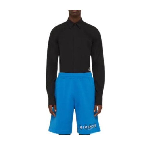 지방시 남성 캐쥬얼 블루 반바지 - Mens Blue Half-pants - giv0659x
