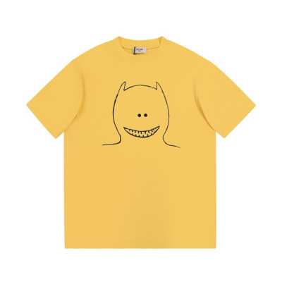 셀린느 여성 옐로우 반팔티 - Celine Womens Yellow Tshirts - cel245x