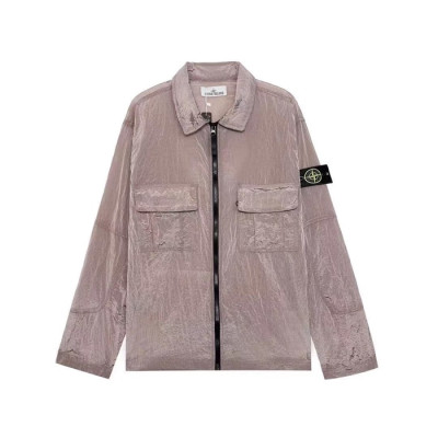 스톤아일랜드 남성 캐쥬얼 핑크 자켓 - Mens Pink Jackets - sto0465x
