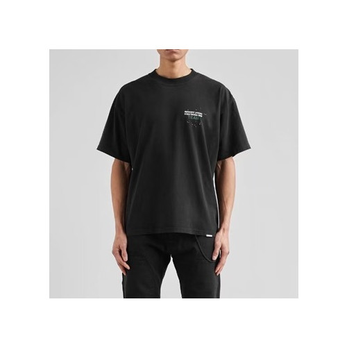 리프리젠트 남성 블랙 크루넥 반팔티 - Mens Black Tshirts - rep0049x