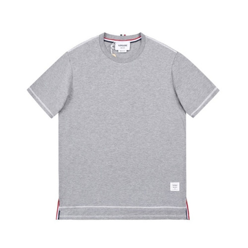 톰브라운 남성 그레이 크루넥 반팔티 - Mens Gray Tshirts - thom01559x
