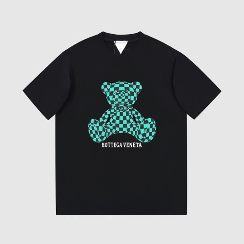 보테가 남/녀 크루넥 블랙 반팔티 - Unisex Black Tshirts - bot0272x