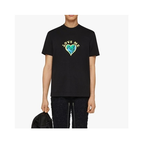 지방시 남성 크루넥 블랙 반팔티 - Mens Black Tshirts - giv0674x
