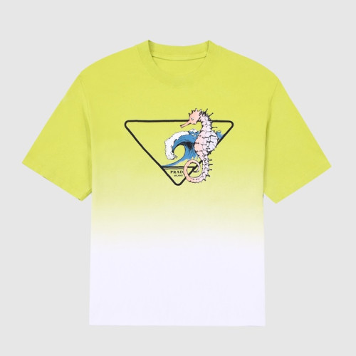 프라다 남성 크루넥 네온 반팔티 - Mens Neon Tshirts - Pra02686x