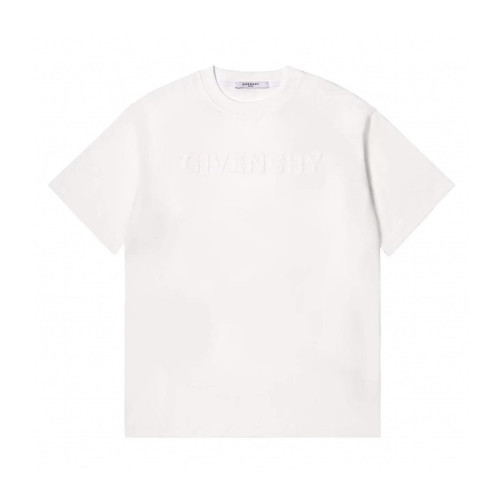 지방시 남성 크루넥 화이트 반팔티 - Mens White Tshirts - giv0709x