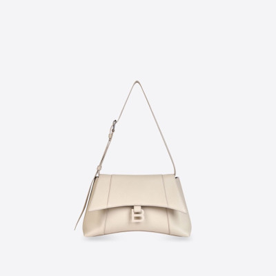 발렌시아가 여성 시그니처 아이보리 숄더백 - Womens Ivory Shoulder Bag - bal01505x