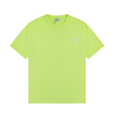 디올 남성 네온 크루넥 반팔티 - Mens Neon Tshirts - dio01855x