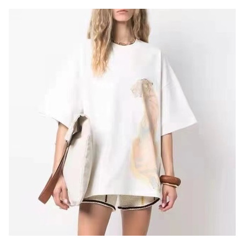질샌더 남성 크루넥 아이보리 반팔티 - Mens Ivory Tshirts - jil0048x