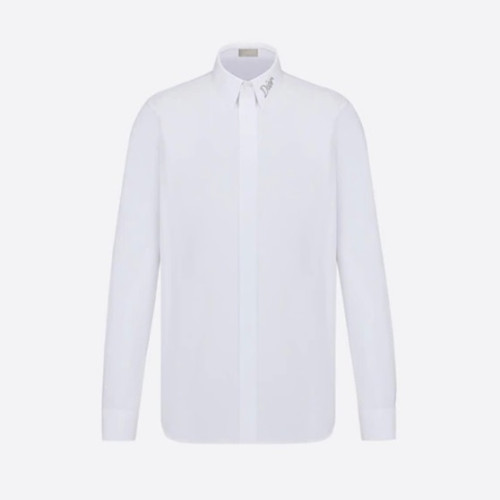 디올 남성 클래식 화이트 셔츠 - Mens White Tshirts - dio01867x