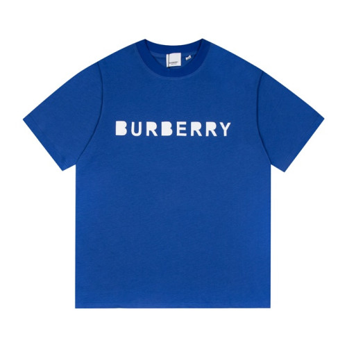 버버리 남성 블루 크루넥 반팔티 - Mens Blue Tshirts - Bur04364x