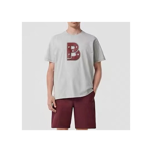 버버리 남성 그레이 크루넥 반팔티 - Mens Gray Tshirts - Bur04368x