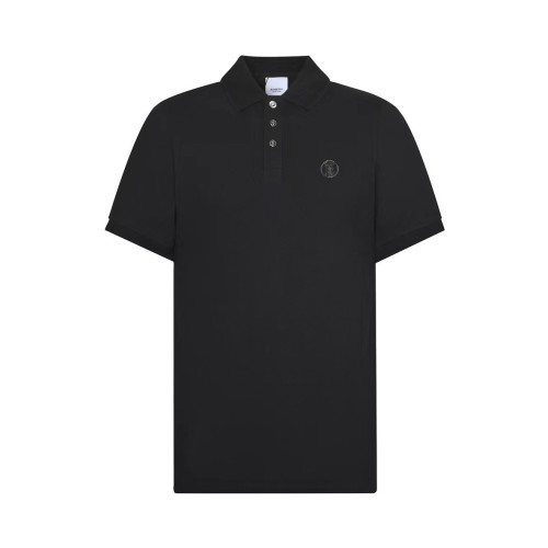 버버리 남성 블랙 폴로 반팔티 - Mens Black Tshirts - Bur04394x