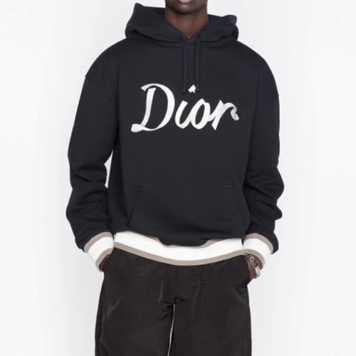 디올 남자 베이직 블랙 후드티 - Mens Black Hoodie - dio01986x