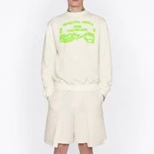 디올 남성 클래식 화이트 맨투맨 - Mens White Tshirts - dio01992x