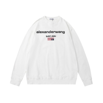알렉산더왕 남성 모던 화이트 맨투맨 - Mens White Tshirts - alx0208x