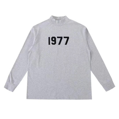 피어오브갓 남성 클래식 그레이 긴팔티 - Mens Gray Tshirts - fea0408x
