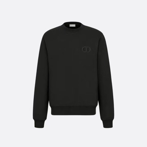 디올 남성 클래식 블랙 맨투맨 - Mens Black Tshirts - dio01996x