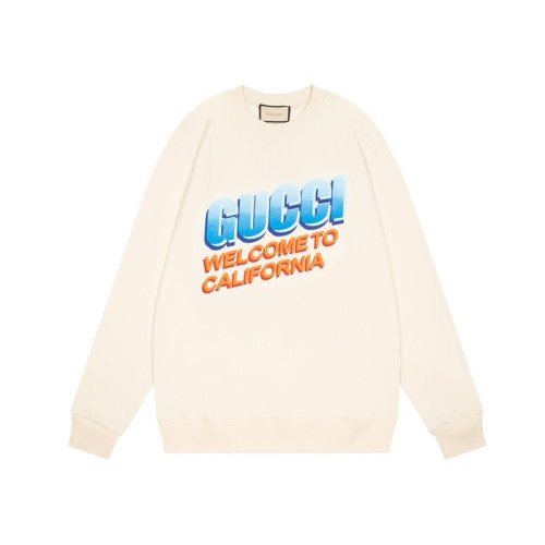 구찌 남/녀 캐쥬얼 아이보리 맨투맨 - Unisex Ivory Tshirts - Guc05031x