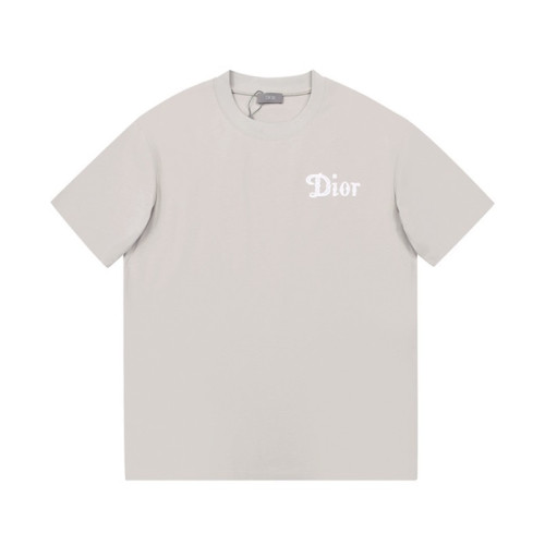 디올 남성 그레이 크루넥 반팔티 - Mens Gray Tshirts - dio02027x