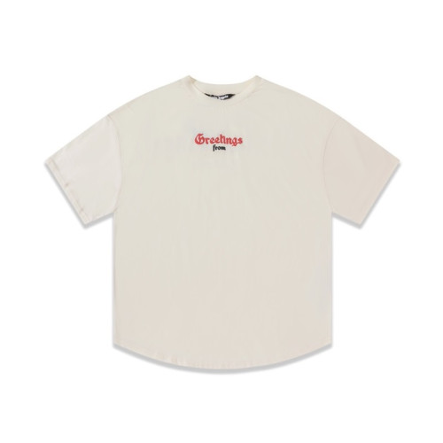 팜 엔젤스 남자 아이보리 크루넥 반팔티 - Mens Ivory Tshirts - pam0382x