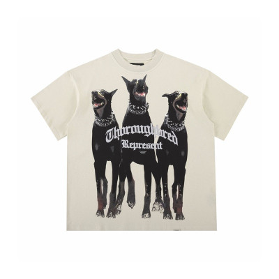 리프리젠트 남성 아이보리 크루넥 반팔티 - Mens Ivory Tshirts - rep0059x