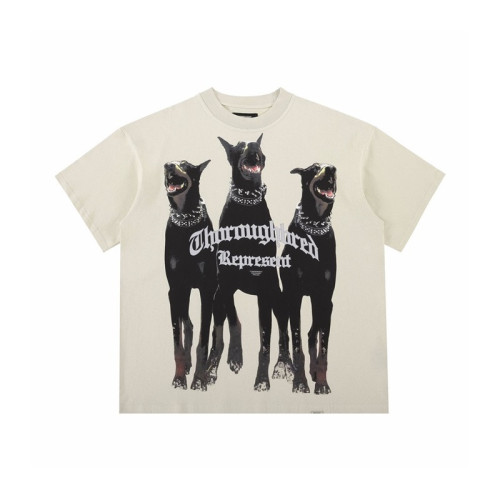 리프리젠트 남성 아이보리 크루넥 반팔티 - Mens Ivory Tshirts - rep0059x