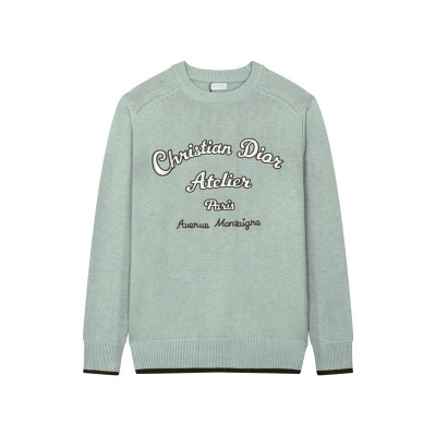 디올 남성 민트 크루넥 스웨터 - Mens Mint Sweaters - dio02119x