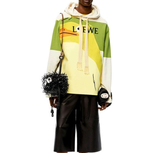 로에베 남성 블랙 가죽 반바지 - Mens Black Half-pants - loe0644x