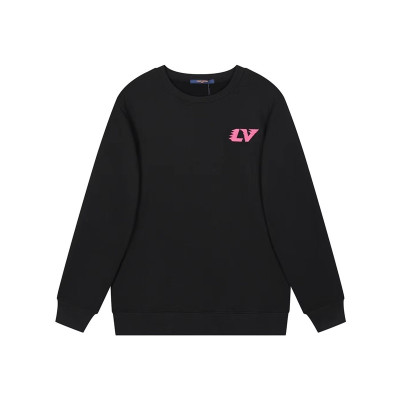 루이비통 남성 모던 블랙 맨투맨 - Mens Black Tshirts - lou05216x