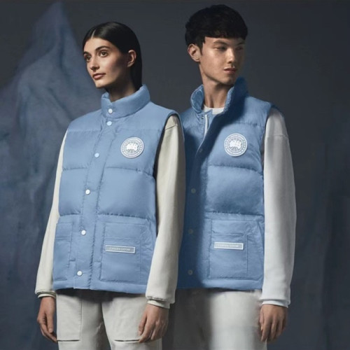 캐나다구스 남/녀 블루 다운 베스트 - Canada Goose Unisex Blue Vest - can0391x