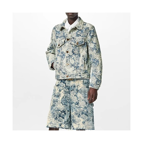 루이비통 남성 캐쥬얼 블루 자켓 - Mens Blue Jackets - lou05252x