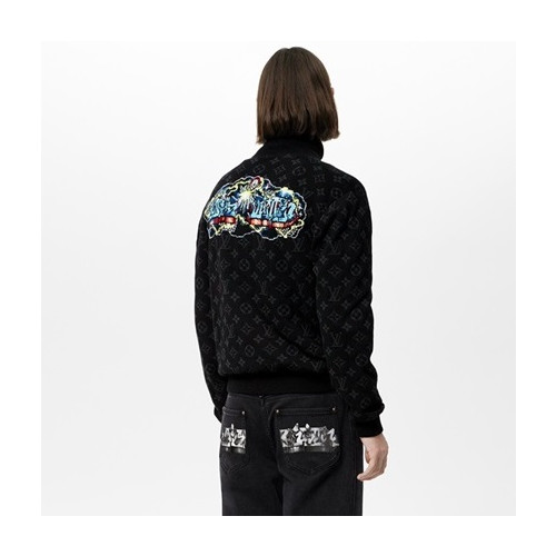 루이비통 남성 캐쥬얼 블랙 자켓 - Louit vuitton Mens Black Jackets - lou05258x