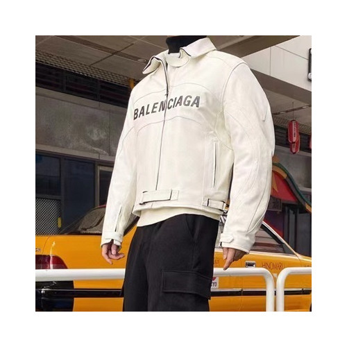 발렌시아가 남성 블랙 가죽 자켓 - Balenciaga Mens Black Jackets - bal01700x