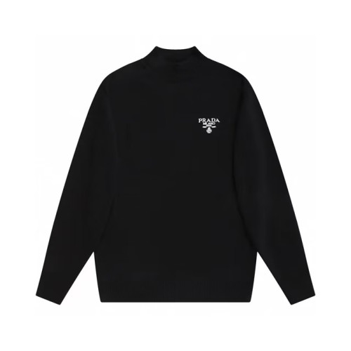 프라다 남성 터틀넥 블랙 니트 - Prada Mens Black Knits - pra02830x