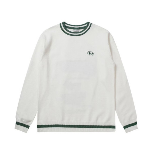 디올 남성 크루넥 화이트 스웨터 - Dior Mens White Sweaters - dio02148x