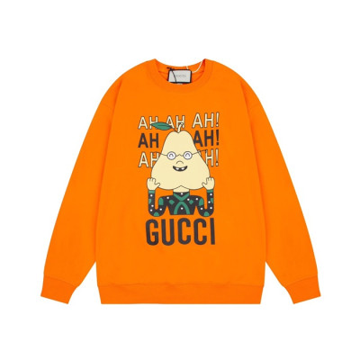 구찌 남성 캐쥬얼 오렌지 맨투맨 - Gucci Mens Orange Tshirts - Guc05202x