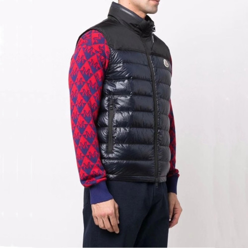 몽클레어 남성 블랙 다운 베스트 - Moncler Mens Black Vest - moc02517x