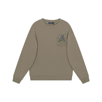 루이비통 남성 모던 그레이 맨투맨 - Louis vuitton Mens Gray Tshirts - lou05279x