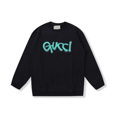 구찌 남성 캐쥬얼 블랙 맨투맨 - Gucci Mens Black Tshirts - Guc05225x