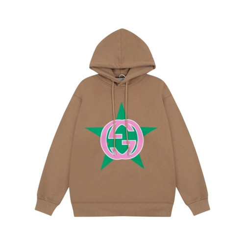 구찌 남/녀 트렌디 카멜 후드티 -  Gucci Unisex Camel Hoodie - guc05235x