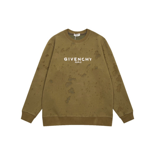 지방시 남성 캐쥬얼 카키 맨투맨 - Givenchy Mens Khaki Tshirts - giv0875x