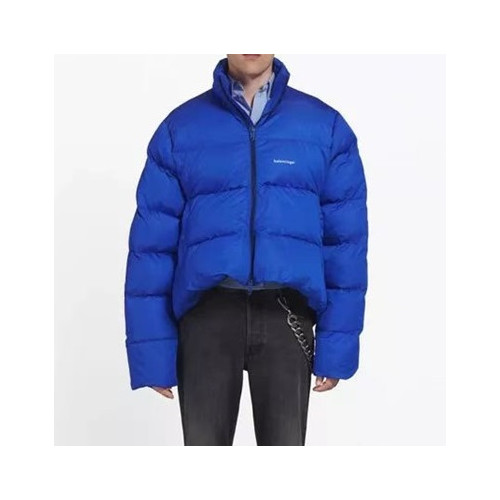 발렌시아가 남성 블루 다운 패딩 - Balenciaga Mens Blue Padding - bal01721x