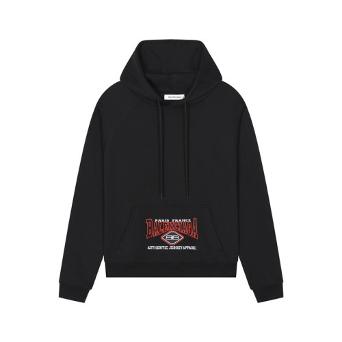 발렌시아가 남/녀 캐쥬얼 블랙 후드티 - Balenciaga Unisex Black Hoodie - bal01731x