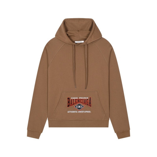 발렌시아가 남/녀 캐쥬얼 카멜 후드티 - Balenciaga Unisex Camel Hoodie - bal01732x