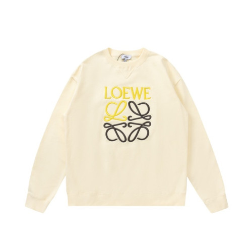 로에베 남성 클래식 아이보리 맨투맨 - Loewe Mens Ivory White Tshirts - loe0659x