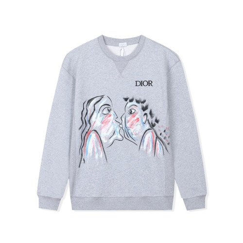 디올 남/녀 클래식 그레이 맨투맨 - Dior Unisex Gray Tshirts - dio02174x