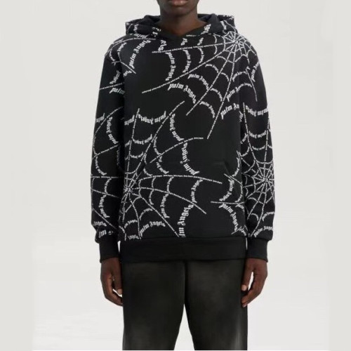 팜 엔젤스 남성 블랙 후드티 - Palm Angels Mens Black Hoodie - pam0386x