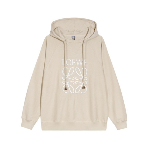로에베 남/녀 캐쥬얼 베이지 후드티 - Loewe Unisex Beige Hoodie - loe0663x
